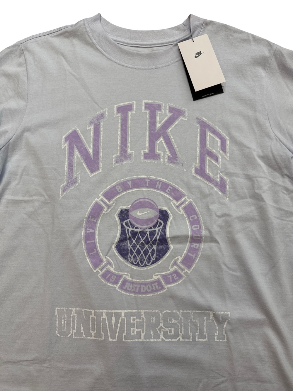 Nike Women’s Oversized Basketball T-Shirt Size Small NWTS Purple/Blue Nike Hoops